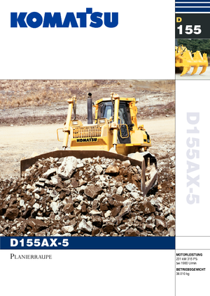 Buldožeri Komatsu D155AX-5