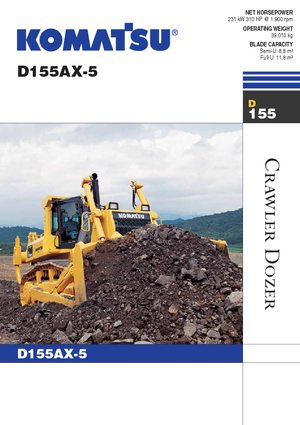 Buldožeri Komatsu D155AX-5
