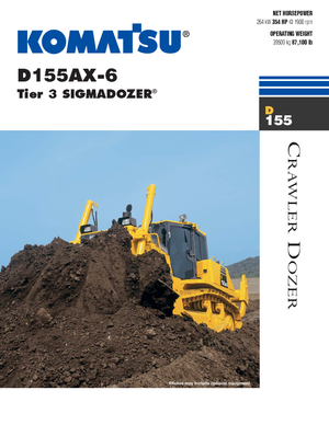 Buldožeri Komatsu D155AX-6