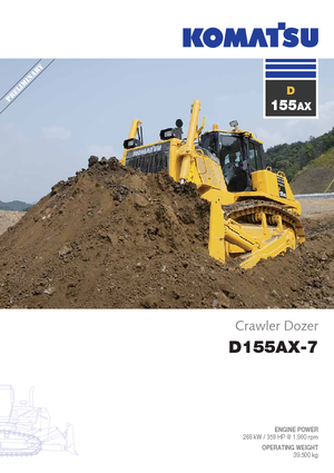 Buldožeri Komatsu D155AX-7