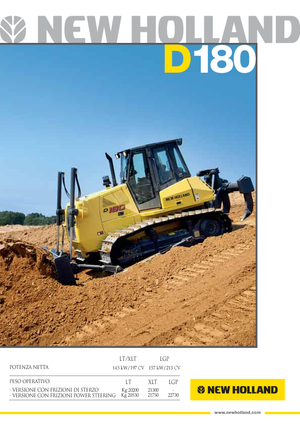 Buldožeri New Holland D180B LT