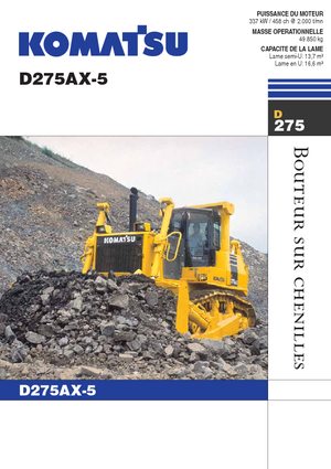 Buldožeri Komatsu D275AX-5E0