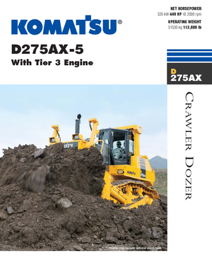 Buldožeri Komatsu D275AX-5E0