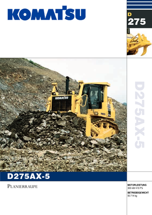 Buldožeri Komatsu D275AX-5