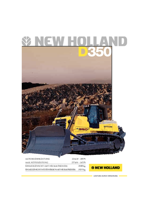 Buldožeri New Holland D 350