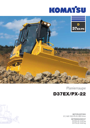 Buldožeri Komatsu D37PX-22
