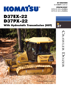 Buldožeri Komatsu D37PX-22