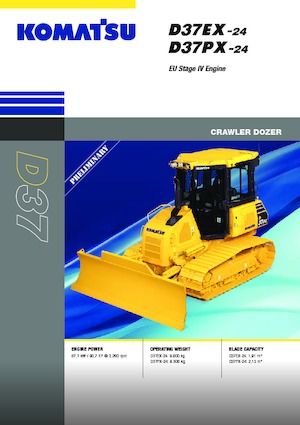 Buldožeri Komatsu D37EX-24