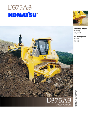 Buldožeri Komatsu D375A-3