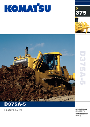 Buldožeri Komatsu D375A-5