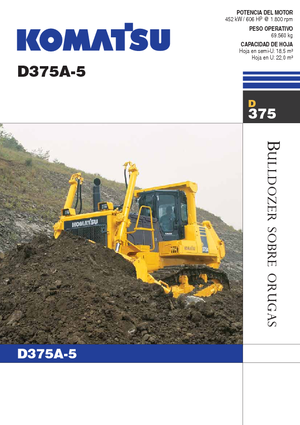 Buldožeri Komatsu D375A-5