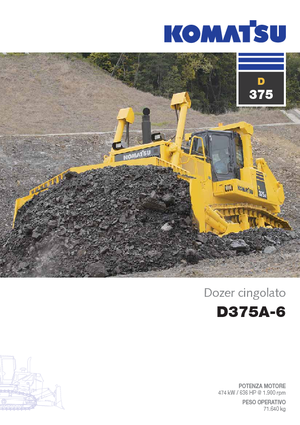 Buldožeri Komatsu D375A-6