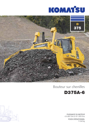Buldožeri Komatsu D375A-6