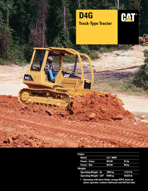 Buldožeri Caterpillar D 4 G