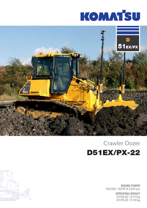 Buldožeri Komatsu D51PX-22