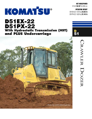 Buldožeri Komatsu D51PX-22