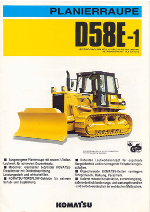 Buldožeri Komatsu D58E-1P