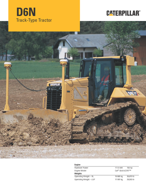 Buldožeri Caterpillar D6N LGP