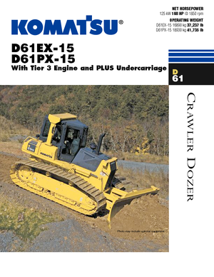 Buldožeri Komatsu D61PX-15E0