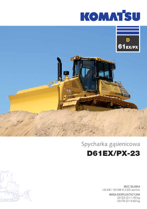 Buldožeri Komatsu D61PX-23