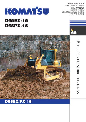 Buldožeri Komatsu D65EX-15