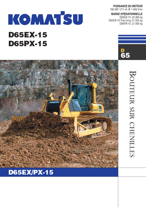 Buldožeri Komatsu D65EX-15