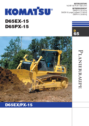 Buldožeri Komatsu D65PX-15