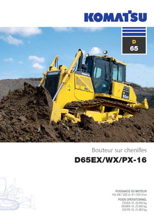 Buldožeri Komatsu D65EX-16