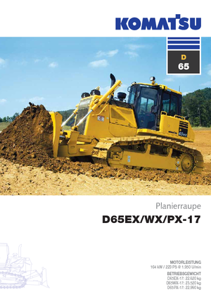 Buldožeri Komatsu D65WX-17
