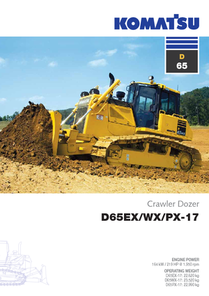 Buldožeri Komatsu D65WX-17