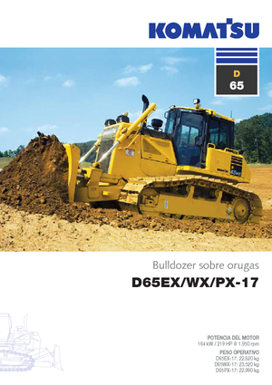 Buldožeri Komatsu D65WX-17