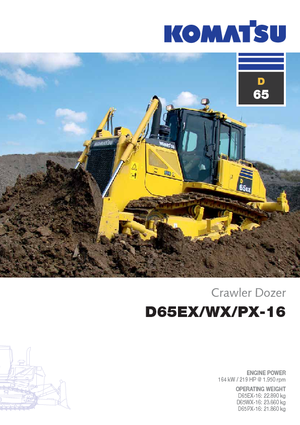 Buldožeri Komatsu D65PX-16