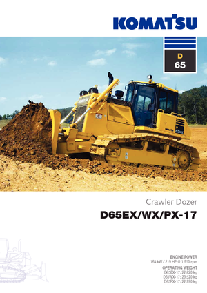 Buldožeri Komatsu D65PX-17