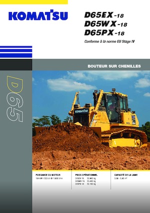 Buldožeri Komatsu D65WX-18E0