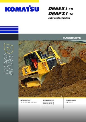 Buldožeri Komatsu D65EXi-18