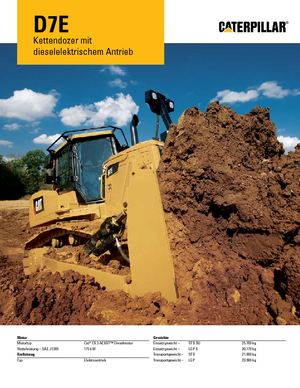 Buldožeri Caterpillar D7E
