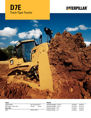 Buldožeri Caterpillar D7E