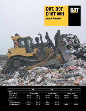 Buldožeri Caterpillar D8T