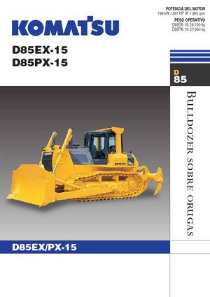 Buldožeri Komatsu D85PX-15E0