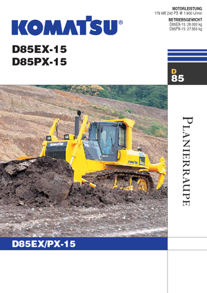 Buldožeri Komatsu D85PX-15