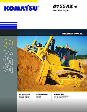 Buldožeri Komatsu D155AX-8 WH