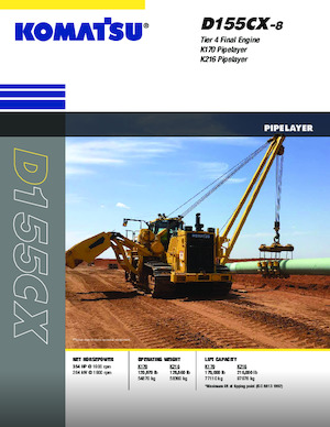 Buldožeri Komatsu D155CX-8 K170