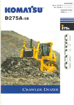 Buldožeri Komatsu D275A-5R