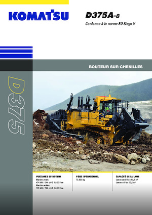 Buldožeri Komatsu D375A-8E0