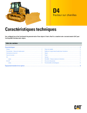 Buldožeri Caterpillar D4 XL