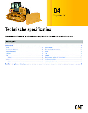 Buldožeri Caterpillar D4 XL