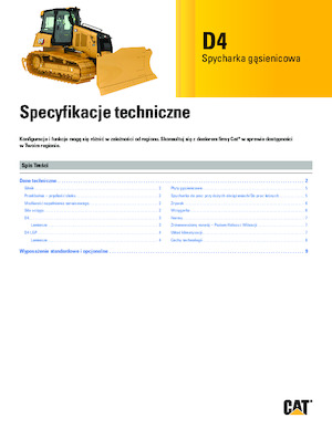 Buldožeri Caterpillar D4 XL