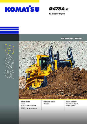 Buldožeri Komatsu D475A-8E0