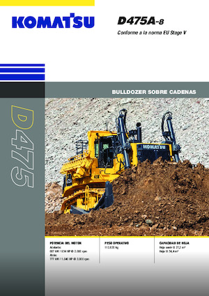 Buldožeri Komatsu D475A-8E0