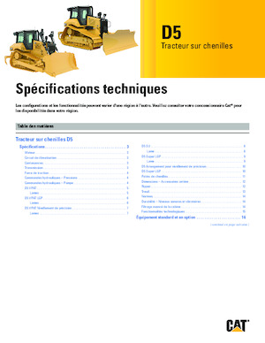 Buldožeri Caterpillar D5 LPG VPAT